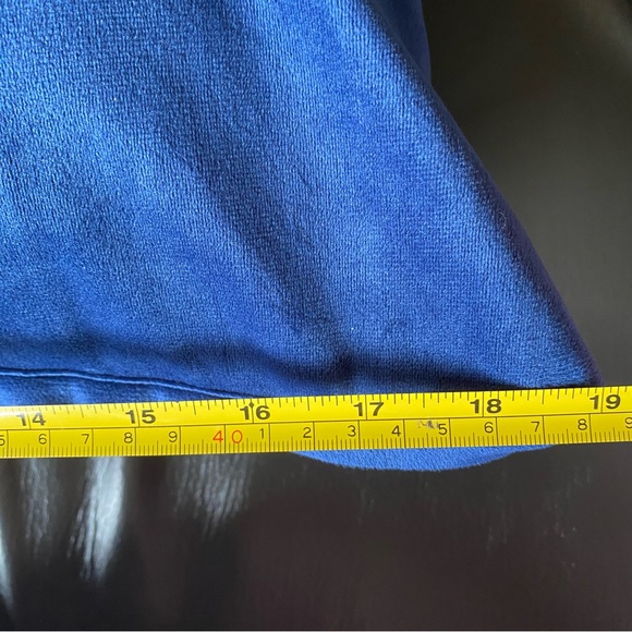 Beautiful Lilian August Velvet Blue Down Filled Throw Pillow Casa Decor Home 19” - Picture 4 of 5